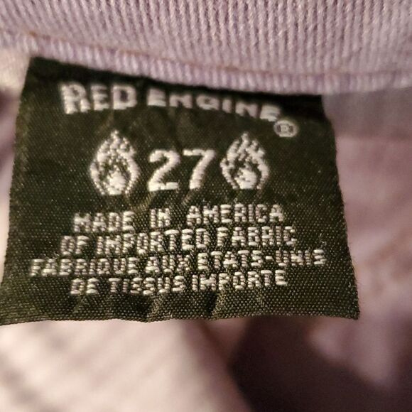 Red Engine vintage original denim purple viper fit capris - Picture 11 of 11